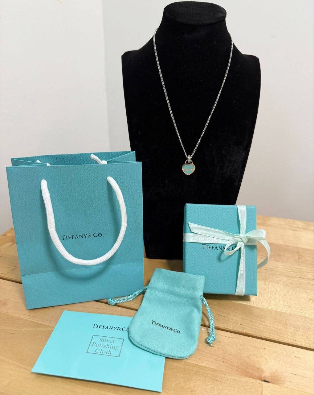 photo 5825510636492885700 y Tiffany and Co Blue Enamel Heart Tag necklace AAA replica UK - women's designer reps sale