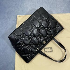 Gucci GG Matelasse Leather Tote bag black AAA replica UK - women's designer reps sale