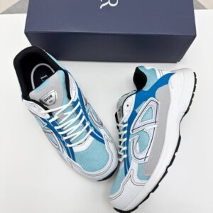 Dior B30 Countdown Light Blue 3SN279ZRB_H560 men's AAA replica trainers UK - designer reps sale