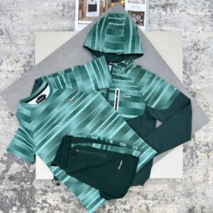 Berghaus Tech 3-Piece tracksuit green stripe gradient men's AAA replica UK - designer reps sale