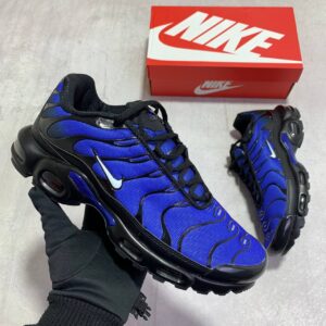 Nike Air Max Plus Black Racer Blue FQ7331-001 men's AAA replica trainers UK - designer reps sale