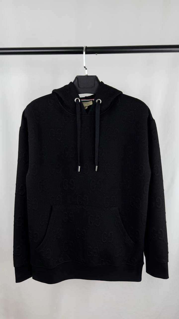 photo 5832583927938354481 y Gucci Embossed Logo Pattern Drawstring Toggle hoodie 2 colours AAA replica UK - men's women's reps