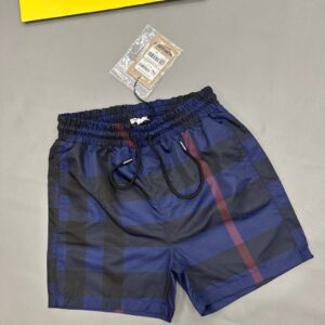 Burberry Carbon Blue Check swim shorts men's AAA replica UK - designer reps sale
