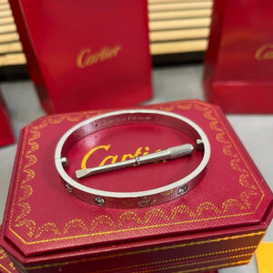Cartier Love bracelet silver AAA replica UK - women's designer reps sale