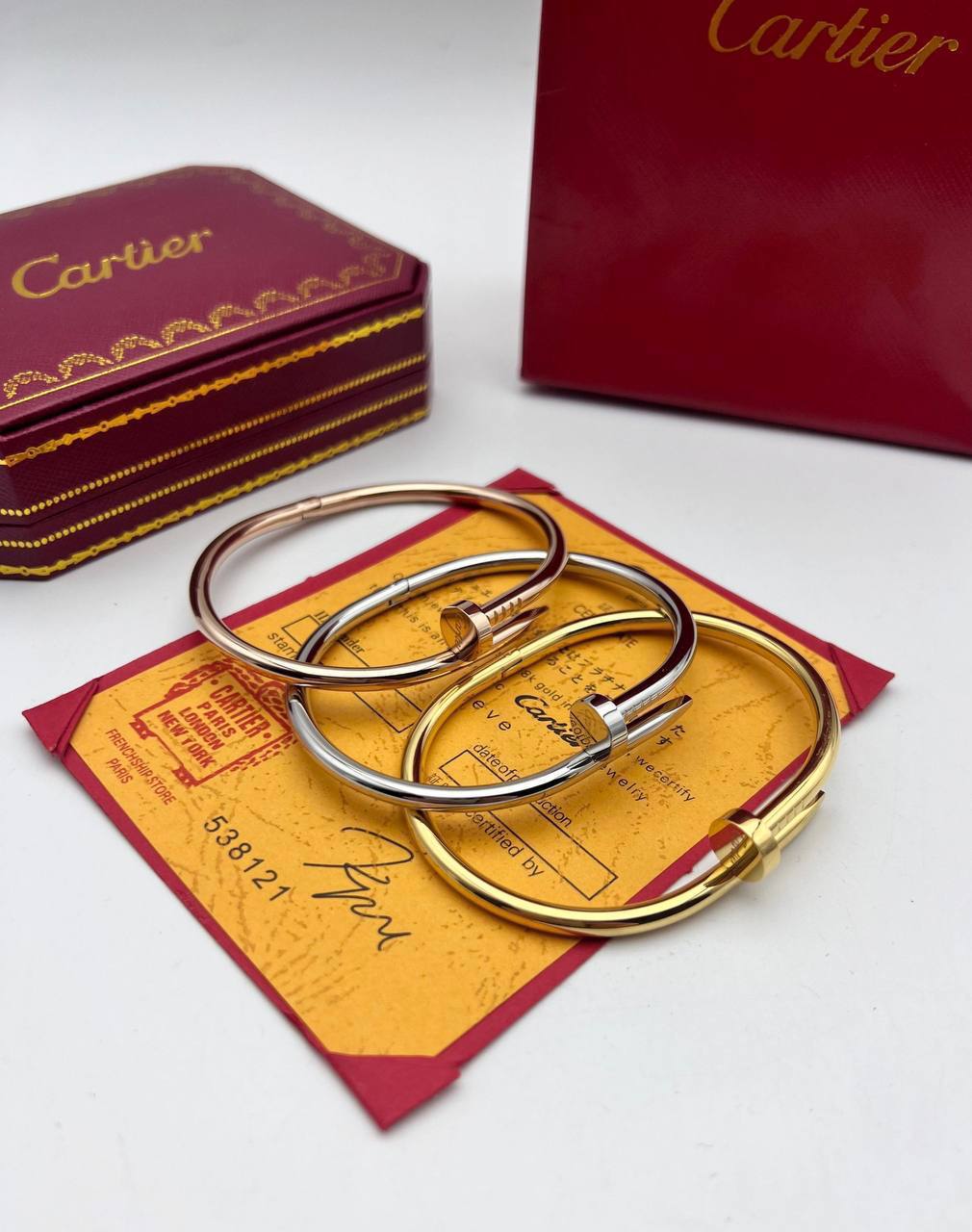 photo 5832710985955872968 y Cartier Nail Classic bracelet different colours AAA replica UK - women's designer reps sale