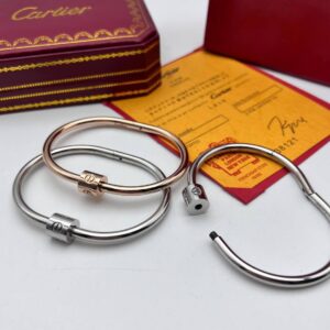 Cartier inspired fashion bracelet different colours AAA replica UK - women's designer reps sale