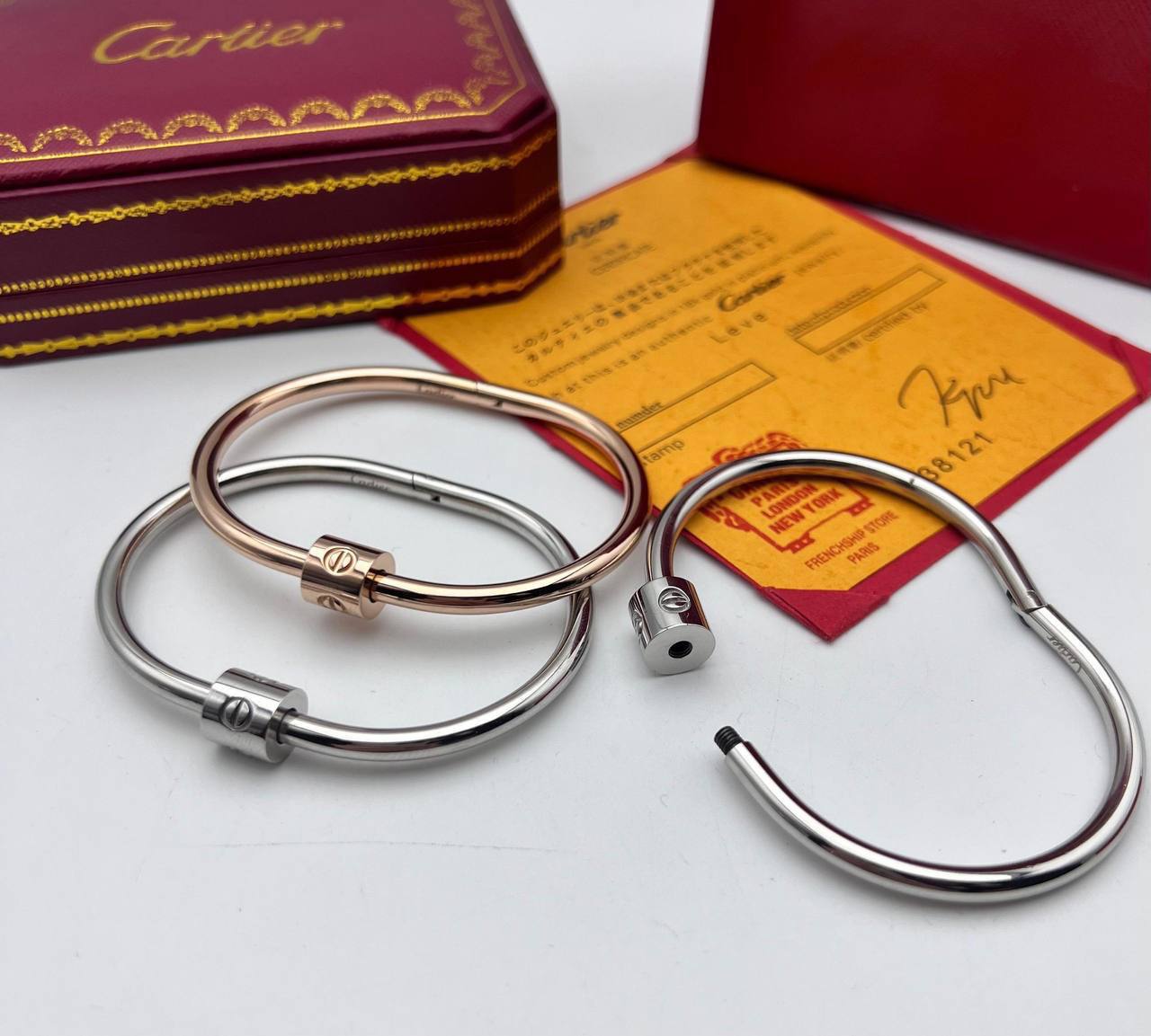 photo 5832710985955872971 y Cartier inspired fashion bracelet different colours AAA replica UK - women's designer reps sale
