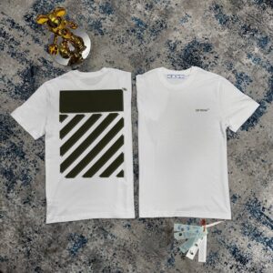 Off-White Diagonal Graphic t-shirt white AAA replica UK - men's women's designer reps sale