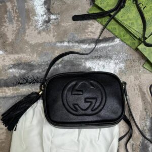 Gucci Soho Disco crossbody bag black 308364 AAA replica UK - women's designer reps sale