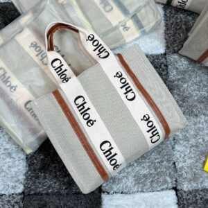 Chloe Woody Tote Bag iconic canvas AAA replica UK - women's designer reps sale