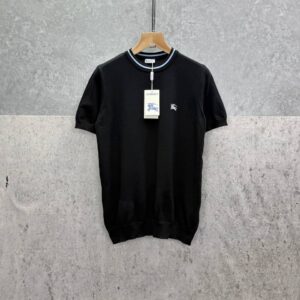 Burberry Equestrian Knight Design EKD Short Sleeve Knit Men's Women's T-Shirts in 2 Colors Reps Sale UK Best Quality AAA Replica
