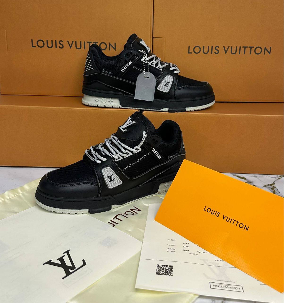 photo 5839087238568939018 y.jpg Louis Vuitton LV "Black Mesh White" 1ADEW0 Men's Trainers Reps Sale UK Best Quality AAA Replica