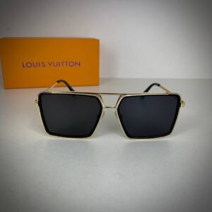 Louis Vuitton Evidence Z1584U black gold frame black lenses AAA replica UK - men's designer reps