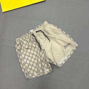 Gucci Split GG Monogram Print Swim Shorts in Light Green Color Men's Reps Sale UK Best Quality AAA Replica