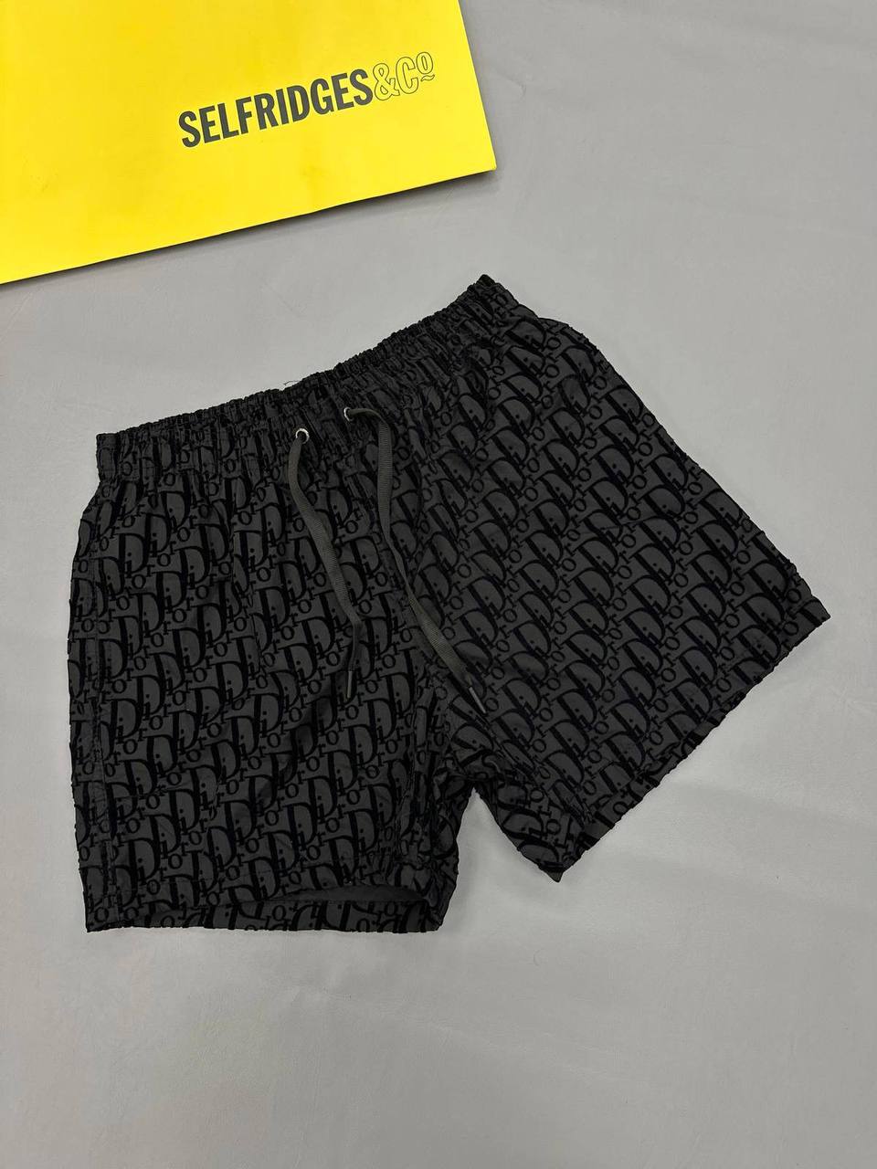 photo 5848330596600450364 y.jpg Christian Dior Graffiti Logo Swim Shorts Set Men's in Black Color Reps Sale UK Best Quality Sale AAA Replica