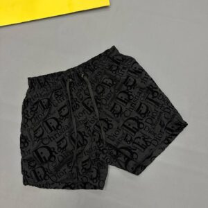 Christian Dior Graffiti Logo Swim Shorts Set Men's in Black Color Reps Sale UK Best Quality Sale AAA Replica