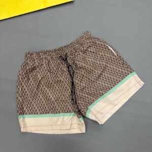Gucci Allover Geometric Monogram Swim Shorts in Brown Color 791101-XHAJO-2270 Men's Reps Sale UK Best Quality AAA Replica