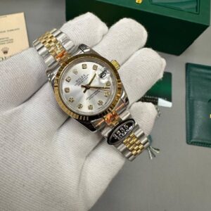 Rolex Lady-Datejust 126233 Two Tone White Dial Flutted Bezel Jubilee Bracelet Women's Watch Reps Sale UK Best Quality AAA Replica