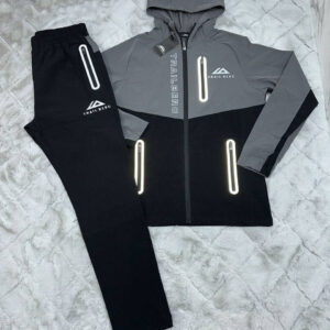 Trailberg AW24 Triathlon Tracksuit Grey/Black Tracksuit Men's Reps Sale UK Best Quality AAA Replica