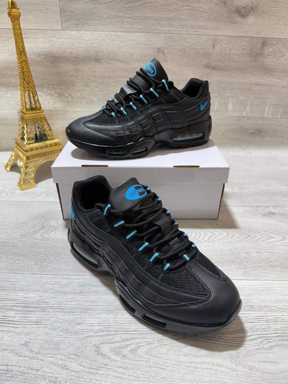 photo 5852696774454218042 y.jpg Nike Air Max 95 OG "Black/University Blue" FJ4217-002 Trainers Men's Reps UK Best Quality Sale AAA Replica