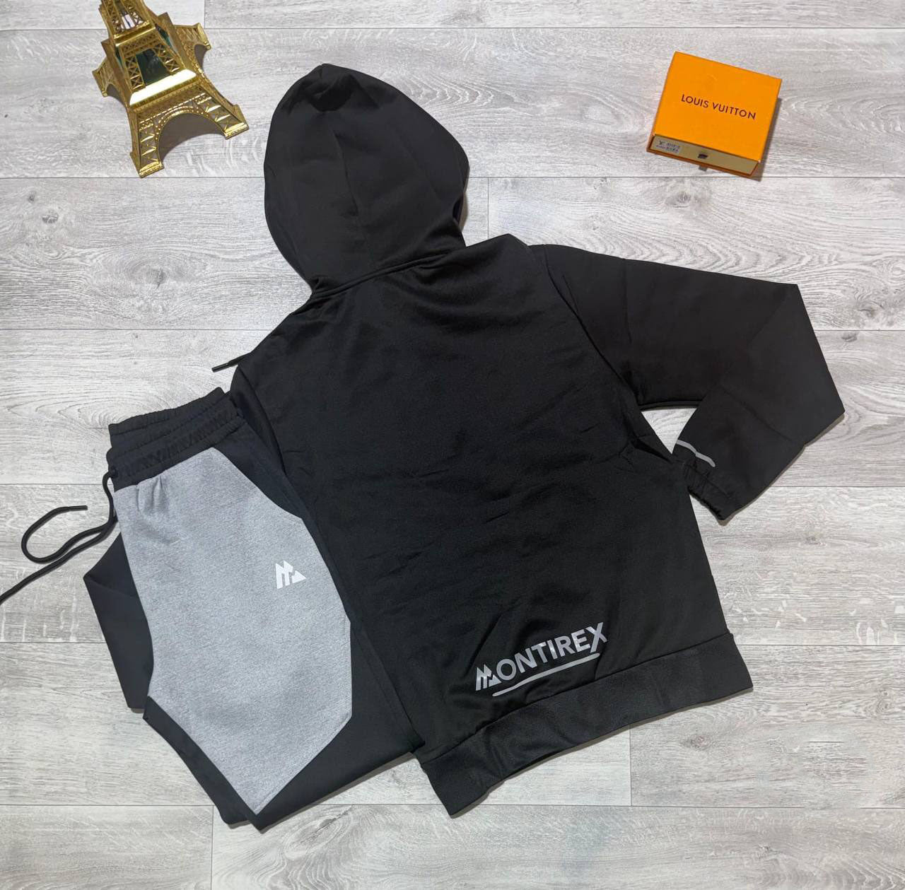 photo 5852696774454218046 y.jpg Montirex MTX Panel Logo Tracksuit Men's in Grey/Black Color Reps Sale Best Quality AAA Replica