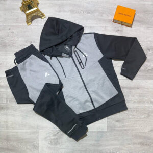 Montirex MTX Panel Logo Tracksuit Men's in Grey/Black Color Reps Sale Best Quality AAA Replica