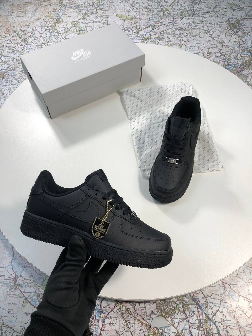 photo 5852696774454218139 y.jpg Nike Air Force 1 Low '07 "Triple Black" Ref: CW2288-001 Sneakers Women's Reps Sale UK Best Quality AAA Replica