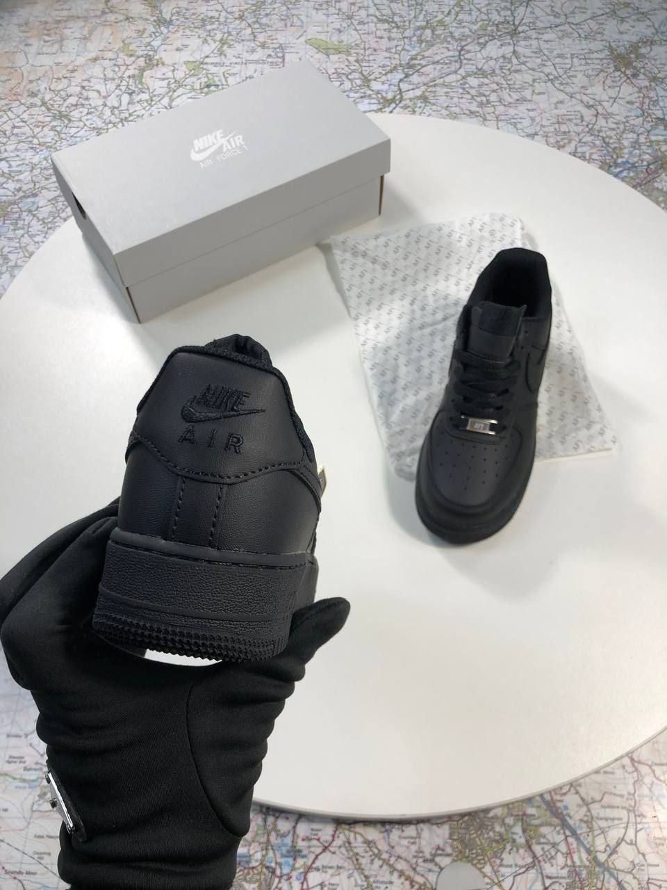 photo 5852696774454218141 y.jpg Nike Air Force 1 Low '07 "Triple Black" Ref: CW2288-001 Sneakers Women's Reps Sale UK Best Quality AAA Replica
