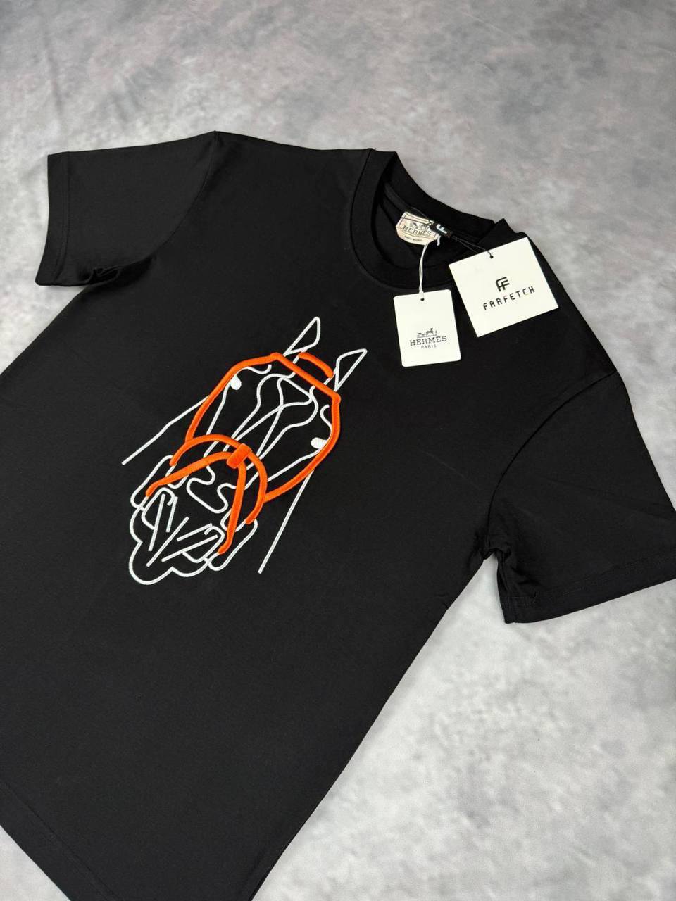 photo 5938073289710308874 y 41.jpg Hermes Horse's Head Patch Crewneck Men's Women's T-Shirts in 2 Colors Reps Sale UK Best Quality AAA Replica