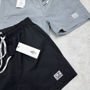 C.P. Company Men's Logo Patch Swim Shorts in 2 Colors Reps Sale UK Best Quality AAA Replica