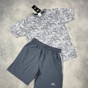 Trailberg Men's Abstract Print Graphic T-Shirt & Shorts Twinset Men's Reps Sale UK Best Quality AAA Replica