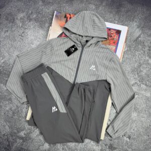 Montirex Men's Two-Tone Technical Hooded Tracksuit in Charcoal Colour Mens Reps Sale UK Best Quality AAA Replica
