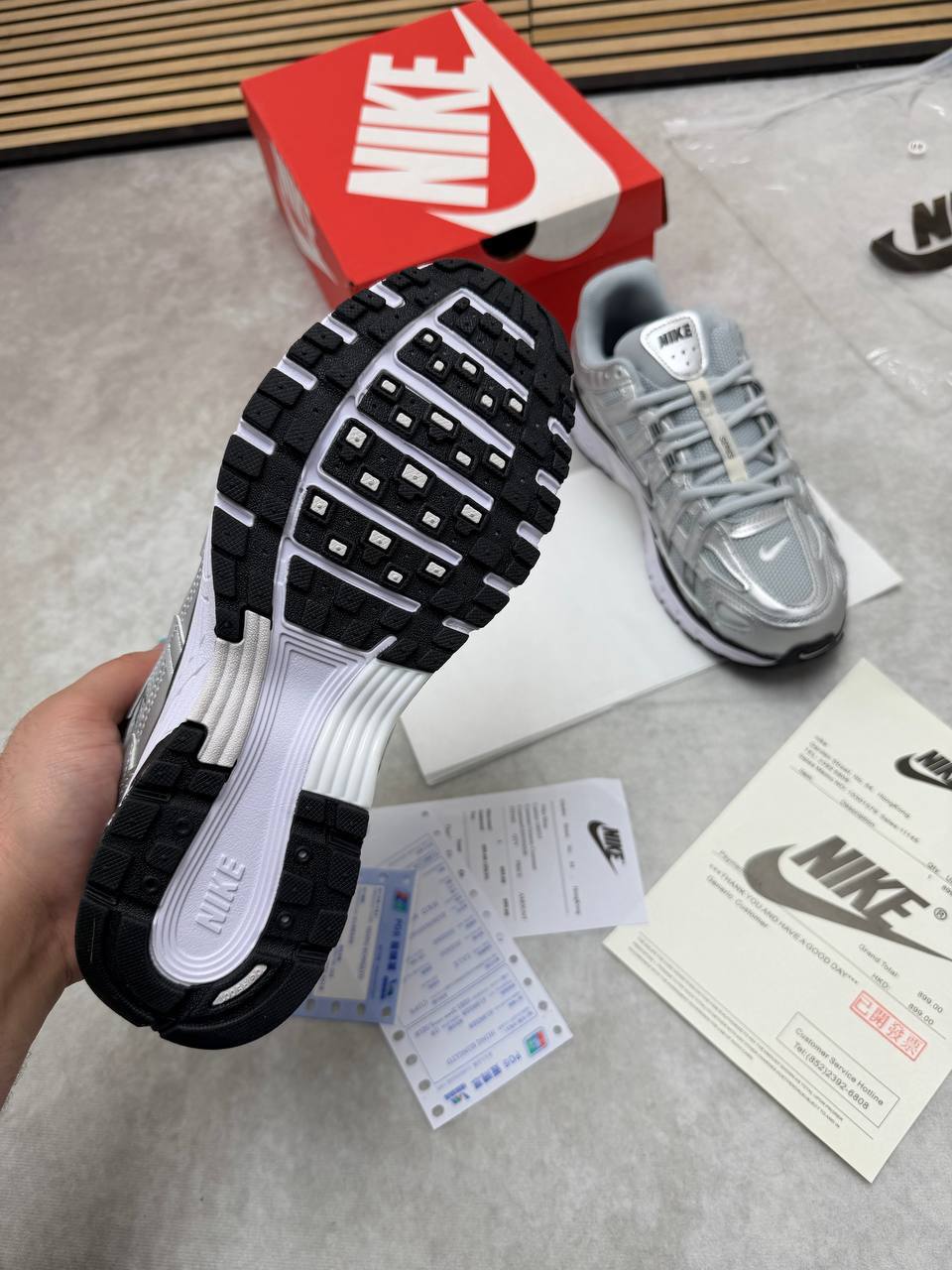 photo 5938073289710309090 y.jpg Nike P-6000 Retro Running Shoes in Metallic Silver Colorway CN0149-001 Trainers Men's Reps Sale UK Best Quality Replica