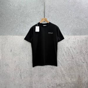 Off-White "Cloudy Arrow" Embroidered Skate T-Shirt in 2 Colors Reps Sale UK Best Quality AAA Replica