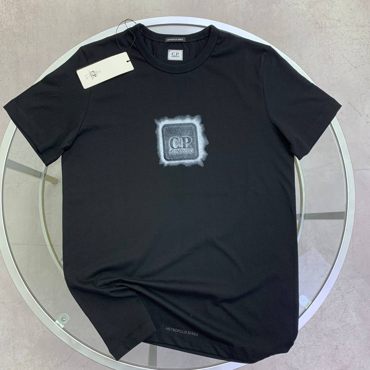 photo 5940325089523994235 y 2.jpg C.P. Company Metropolis Series Mercerized Badge T-Shirt in Different Colors Reps Sale UK Best Quality AAA Replica