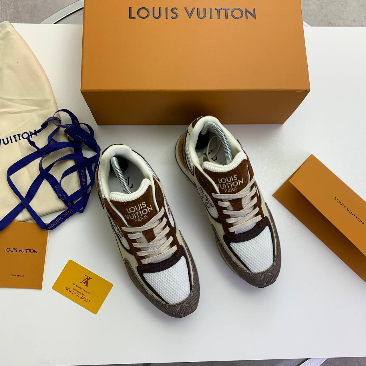 photo 5940325089523994244 y 2.jpg Louis Vuitton Run Away Trainers in Mocha Monogram Canvas "1ACVE4" Trainers Reps Sale UK Best Quality AAA Replica