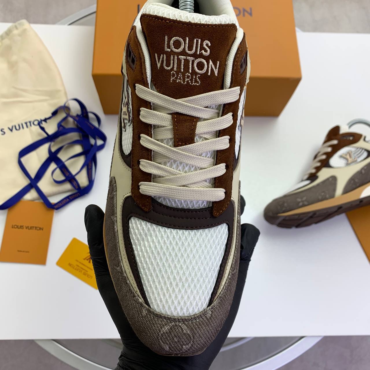 photo 5940325089523994248 y 2.jpg Louis Vuitton Run Away Trainers in Mocha Monogram Canvas "1ACVE4" Trainers Reps Sale UK Best Quality AAA Replica