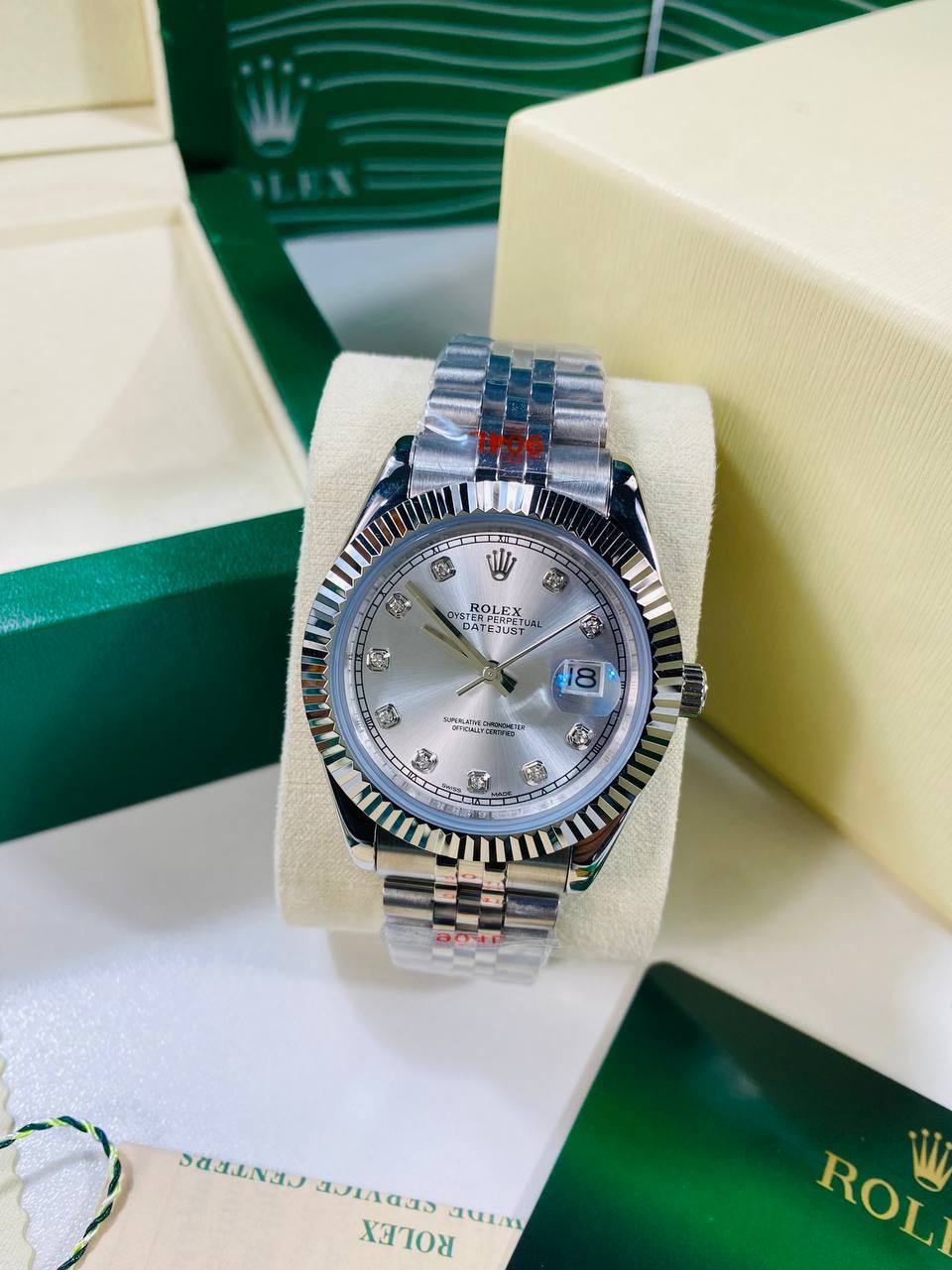 photo 5940325089523994266 y.jpg Rolex Datejust 36 Stainless Steel Silver Diamond Dial Men's Watch 126234 Reps UK Best Quality AAA Replica