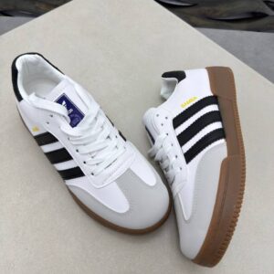 Adidas Samba OG Cloud White/Core Black/Gum B75806 Men's Trainers Reps Sale UK Best Quality AAA Replica