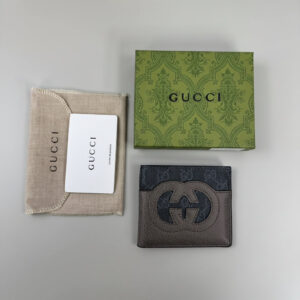 Gucci Interlocking G Cut-Out Bifold Wallet Men's Reps Sale UK Best Quality AAA Replica