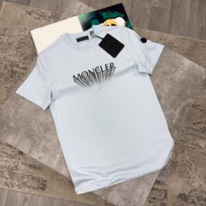 Moncler Optical Illusion Logo T-Shirt in Different Colour Men's Women's Reps Sale UK Best Quality Replica