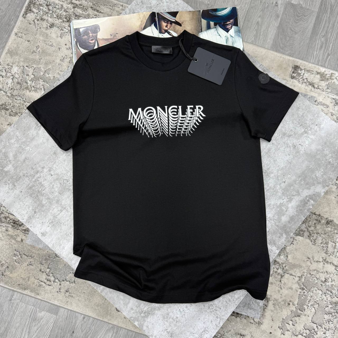 photo 5947382717223734528 y.jpg Moncler Optical Illusion Logo T-Shirt in Different Colour Men's Women's Reps Sale UK Best Quality Replica