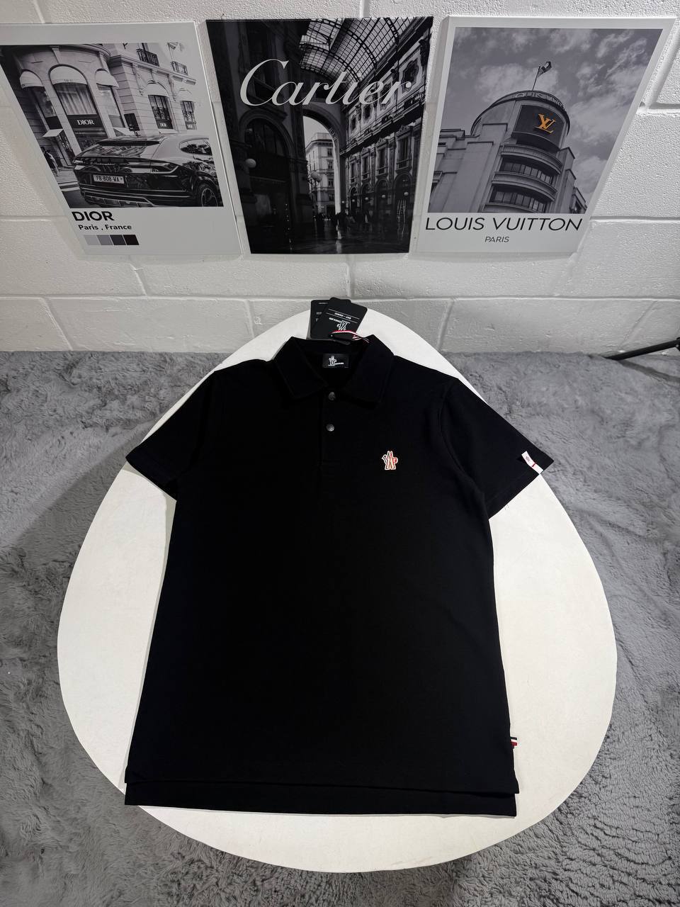 photo 5954142355797511434 y 10.jpg Moncler Classic Slim Fit Short Sleeve Polo Top Shirt in Different Colors Reps UK Best Sale Quality AAA Replica