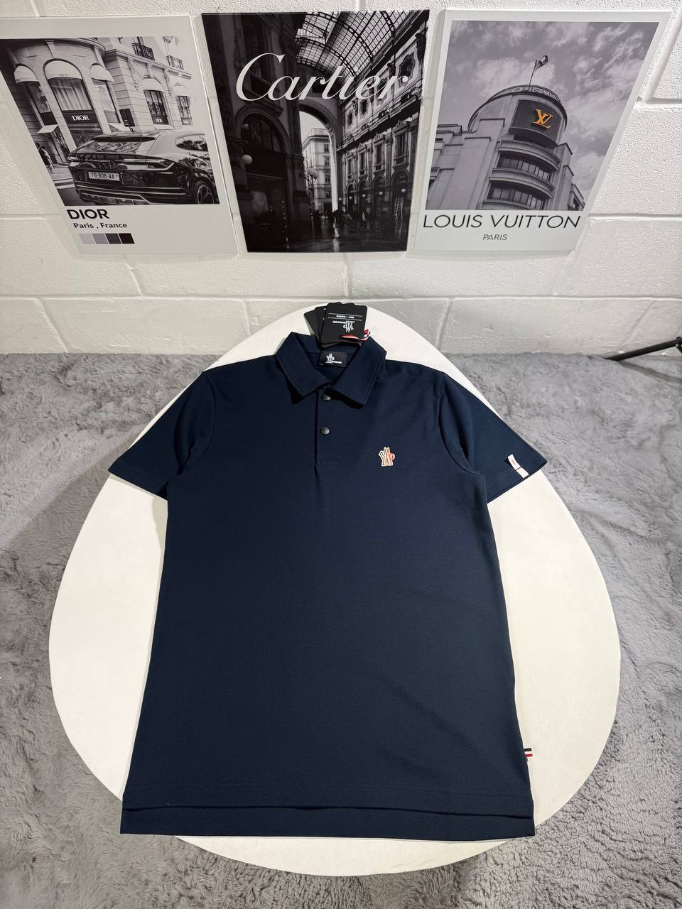 photo 5954142355797511437 y 10.jpg Moncler Classic Slim Fit Short Sleeve Polo Top Shirt in Different Colors Reps UK Best Sale Quality AAA Replica