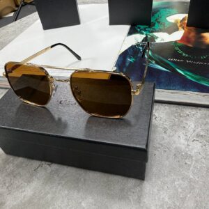 Christian Dior Men’s S17U Gold-Tone Sunglasses with Brown Lenses Men's Women's Reps Sale UK Best Quality AAA Replica