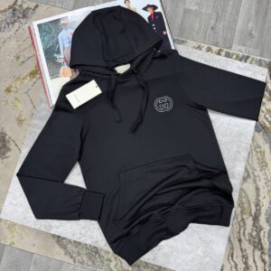 Gucci Interlocking G-Patch oversized pullover hoodie AAA replica UK - men's women's different colours reps