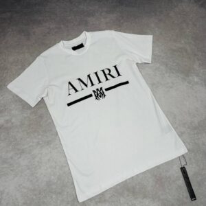 Amiri Ma Bar cotton t-shirt white AAA replica UK - men's women's designer reps sale