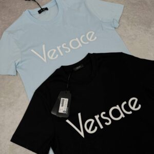 Versace 1978 Re-Edition cotton t-shirt AAA replica UK - men's women's 2 colours designer reps sale