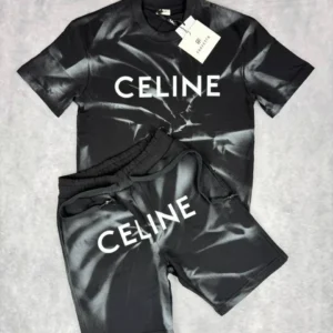 Celine Monochromatic Tie-Dye Men's T-Shirts & Shorts Reps UK Best Superclone Quality Sale Replica