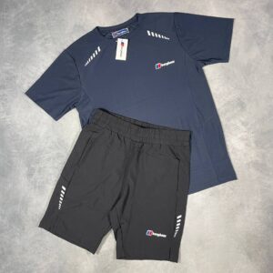 Berghaus Terrain T-Shirts & Shorts Navy Blue/Black Men's Reps Sale UK Best AAA Quality Replica